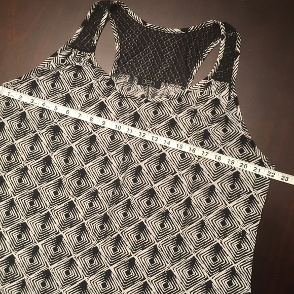 EUC Flowy deb Racerback Blouse - Picture 5 of 7